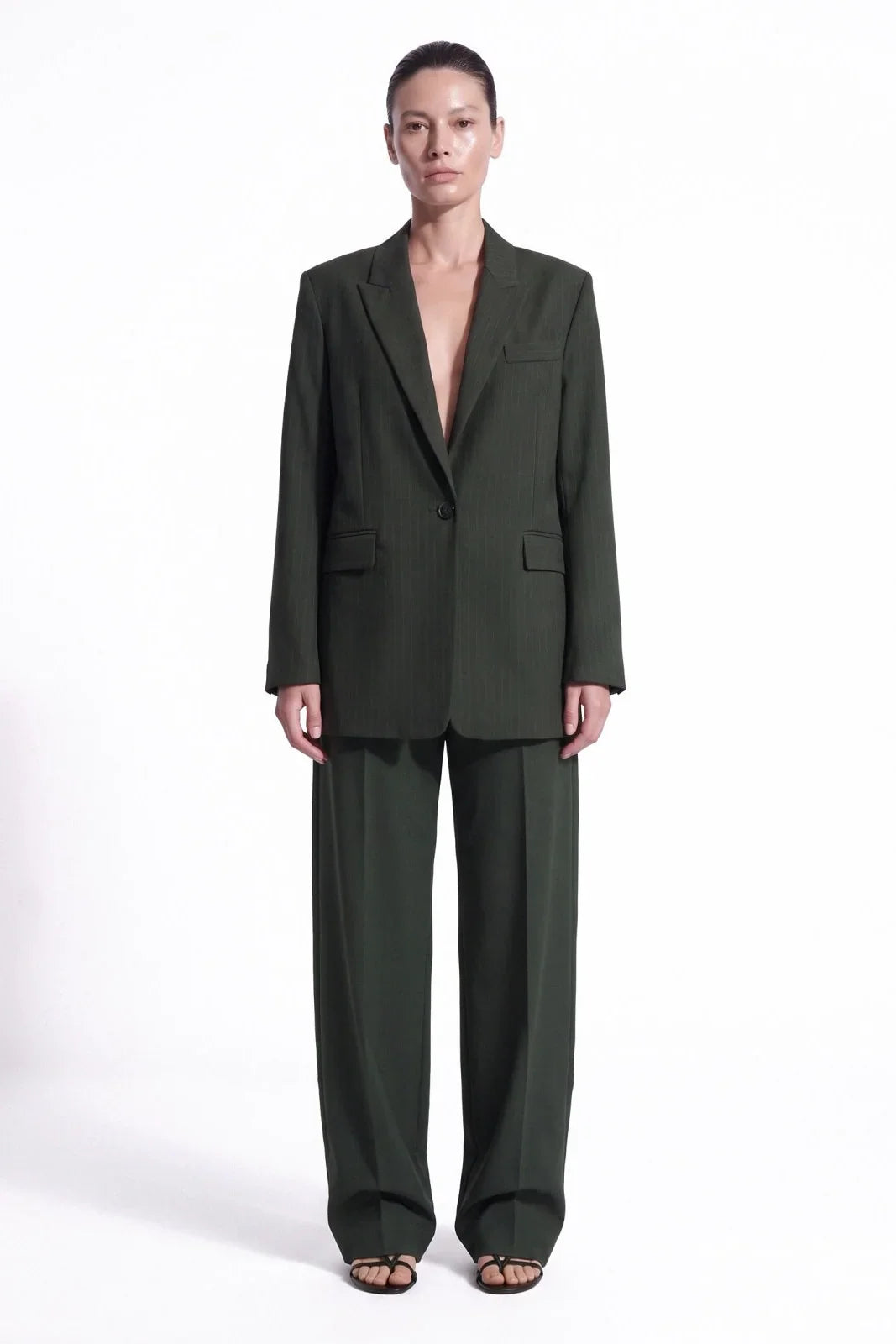 Giacca Rame Blazer Donna – Verde