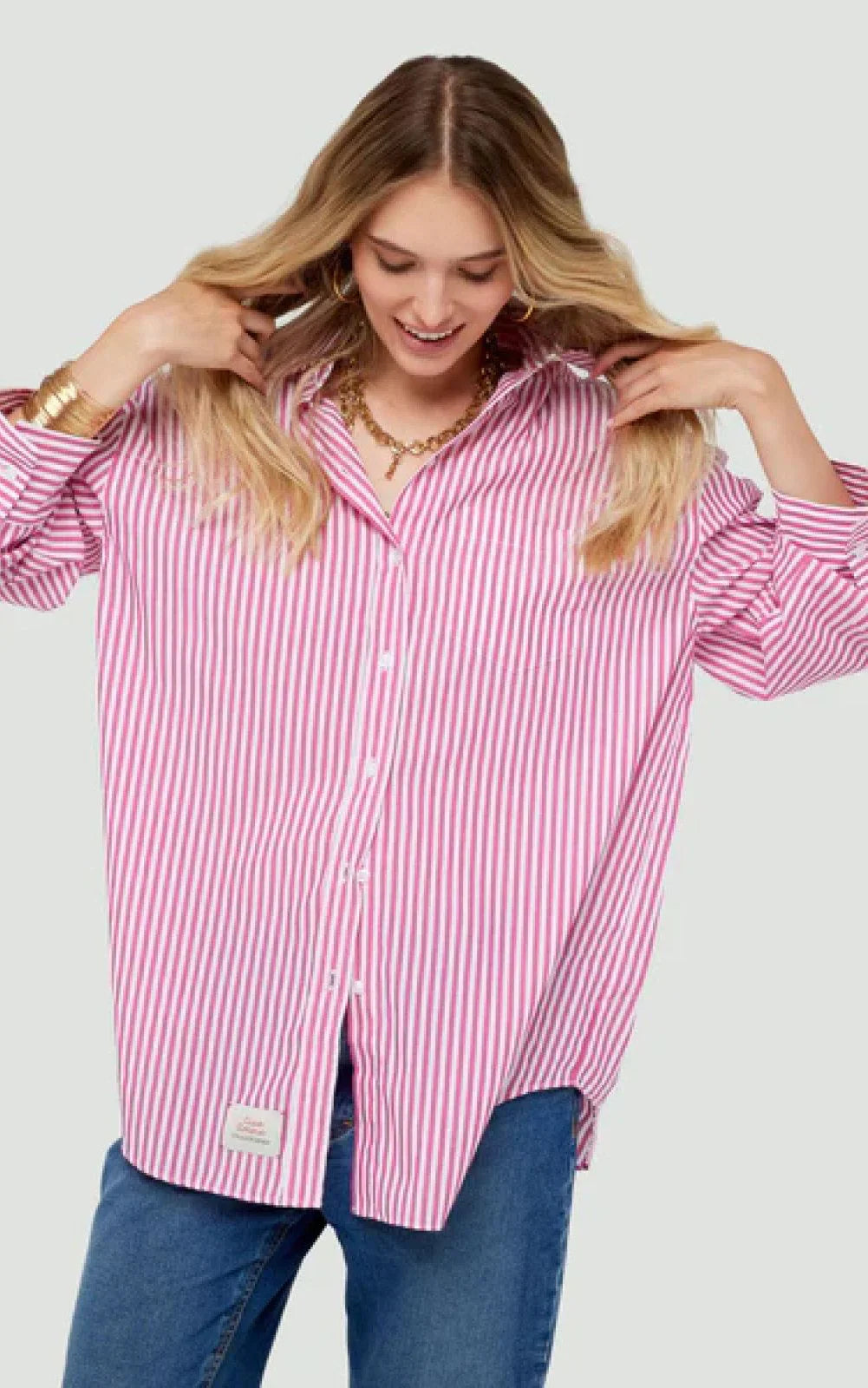 Women's Shirts Ciao Amore - Deauville Heritage Shirt - Pink