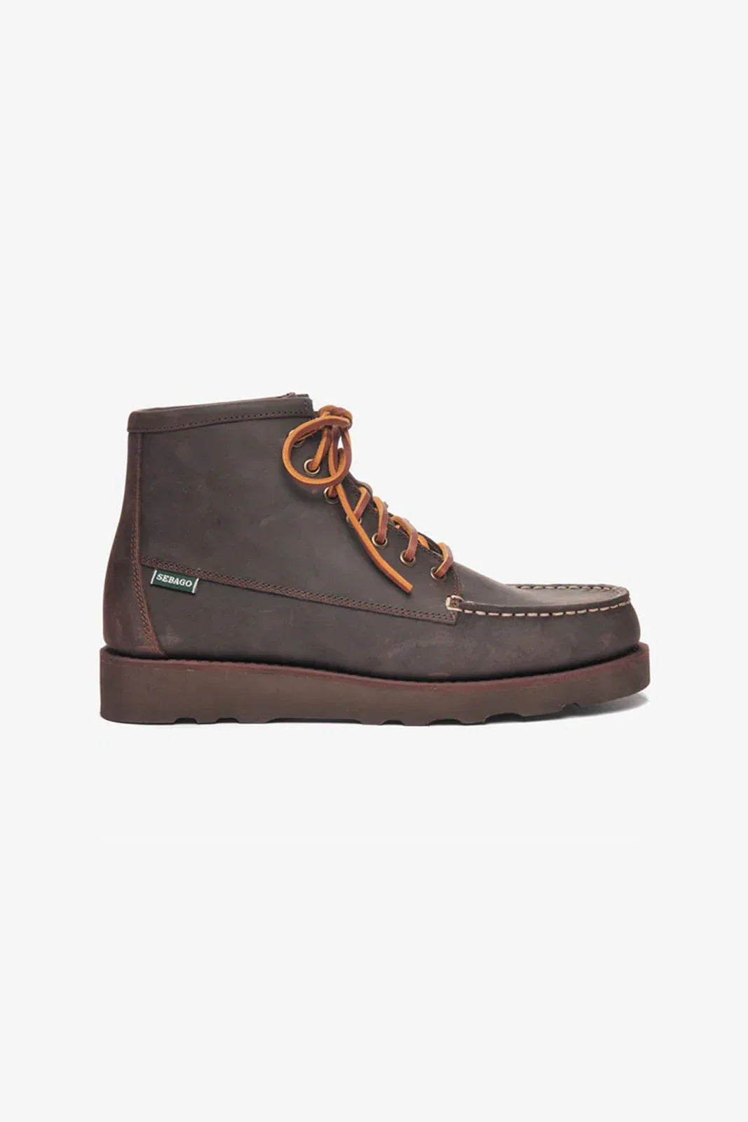 Scarpe stringate alte Uomo Sebago - Tala Mid Crazy Horse - Marrone