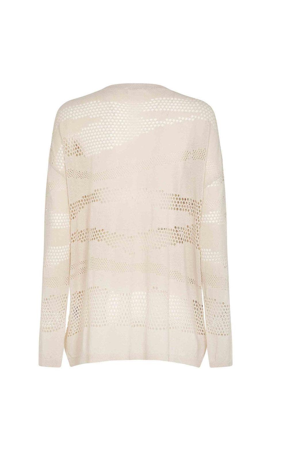 Maglie Donna Akep - Maglia A Rete/Zebra - Beige
