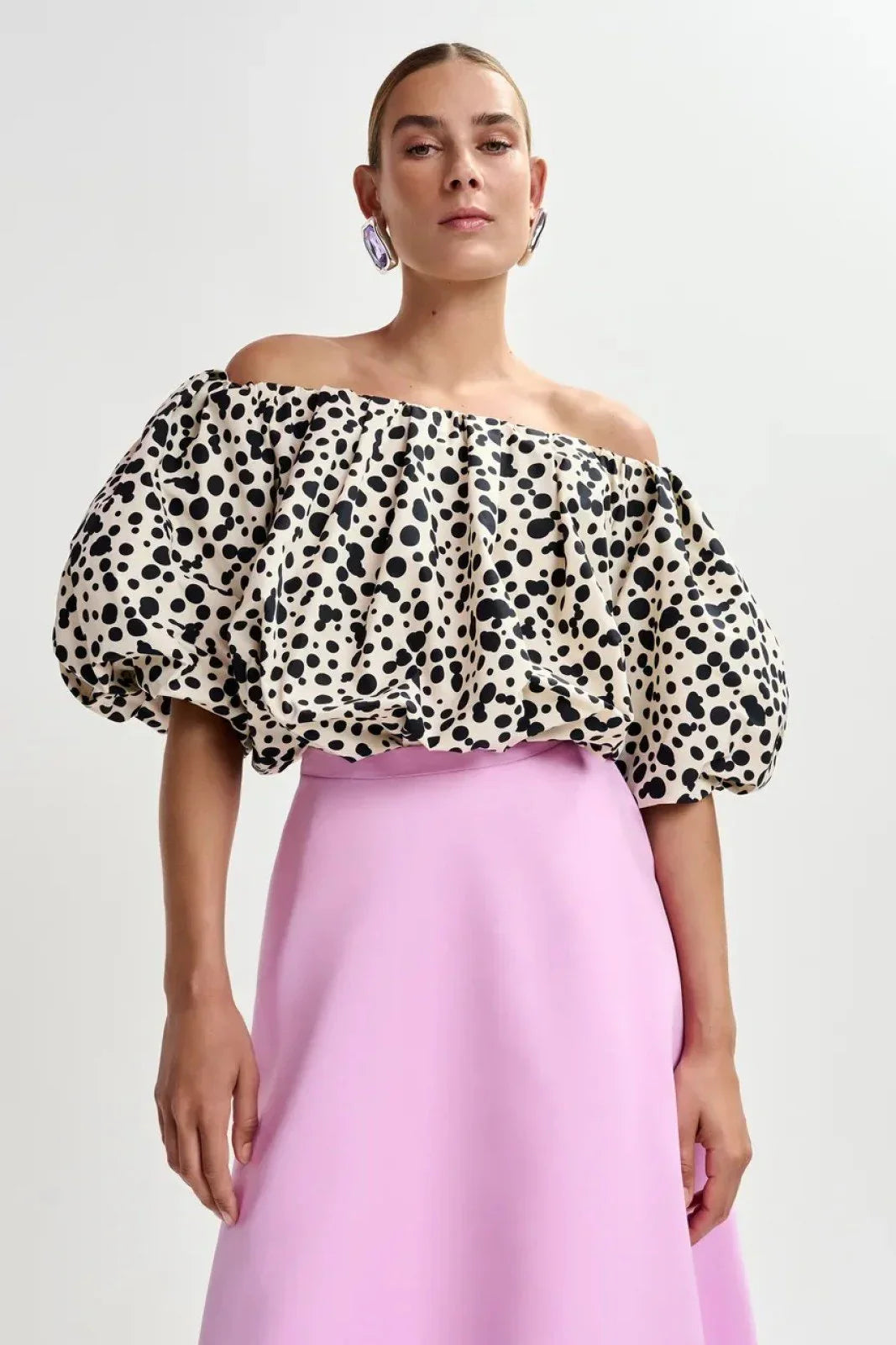 Canotte e top Donna Essentiel Antwerp - Puffy Top W-Bodysuit - Multicolore
