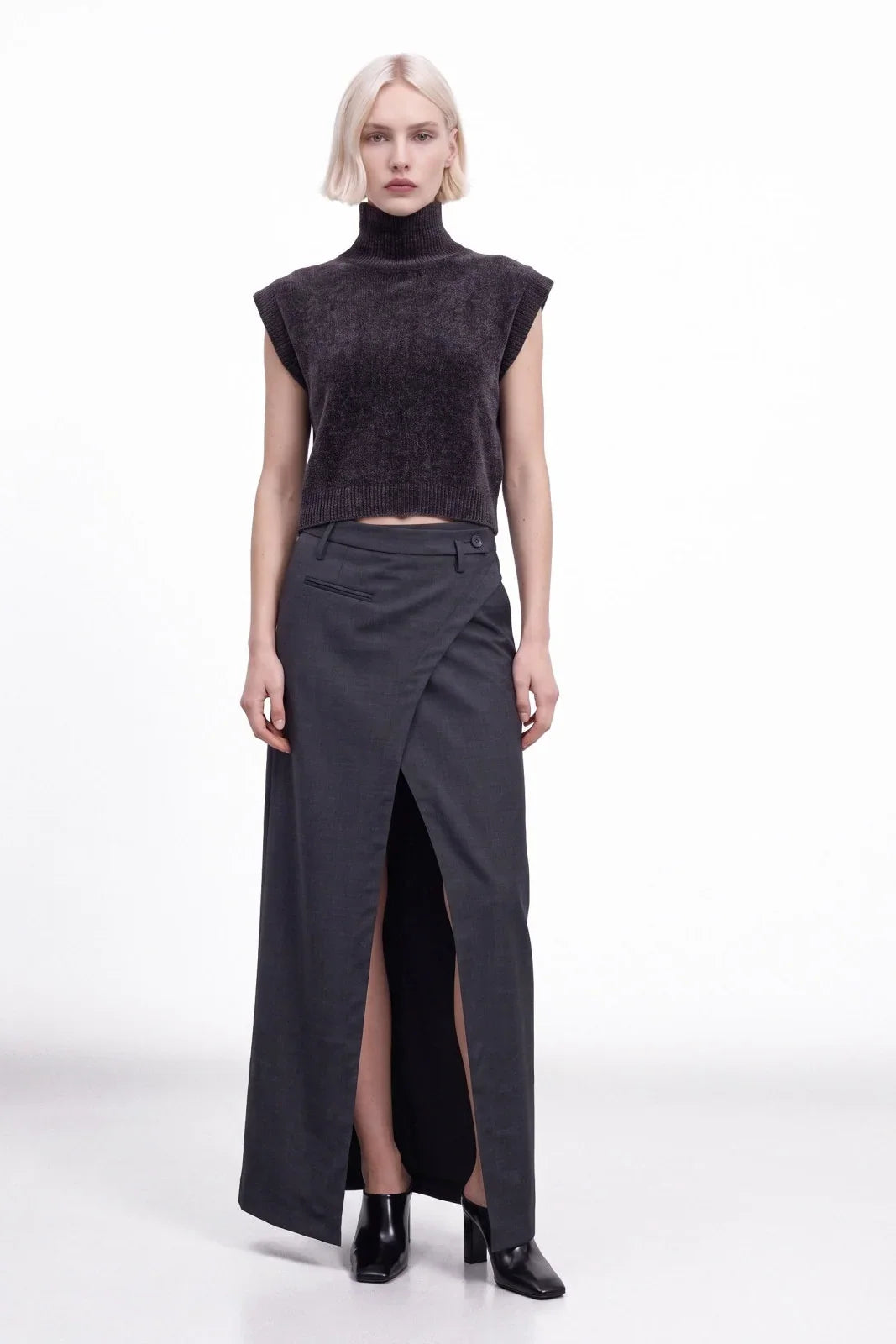 Gonna Rame Skirt Donna – Nero