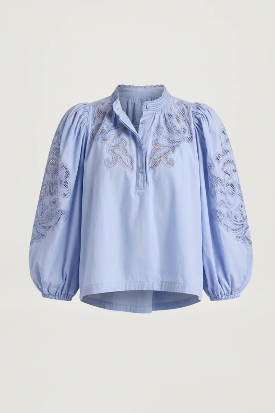 Canotte e top Donna Scarlett Poppies - Top - Celeste