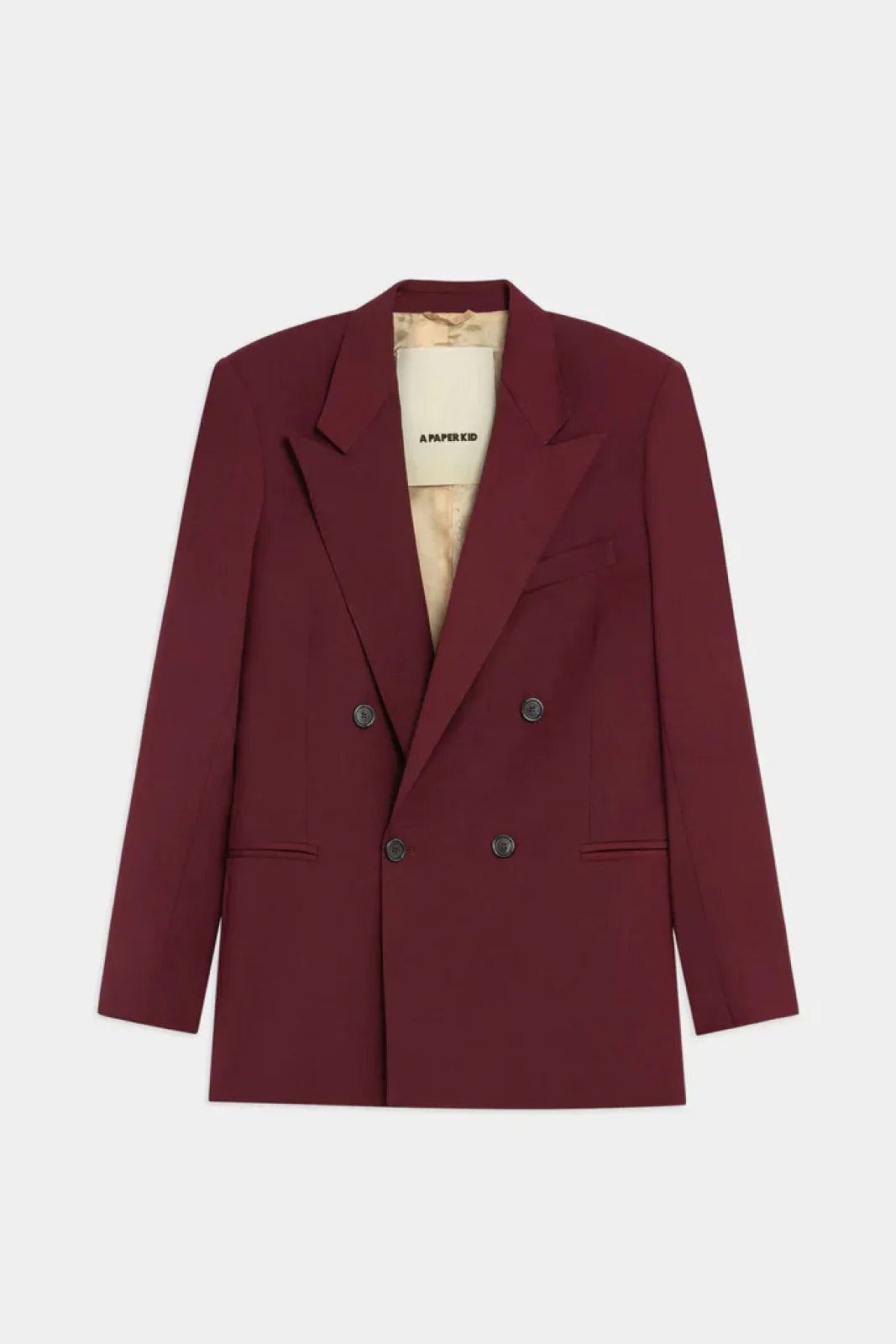 Giacche Donna A Paper Kid - Fresh Wool Blazer - Bordeaux