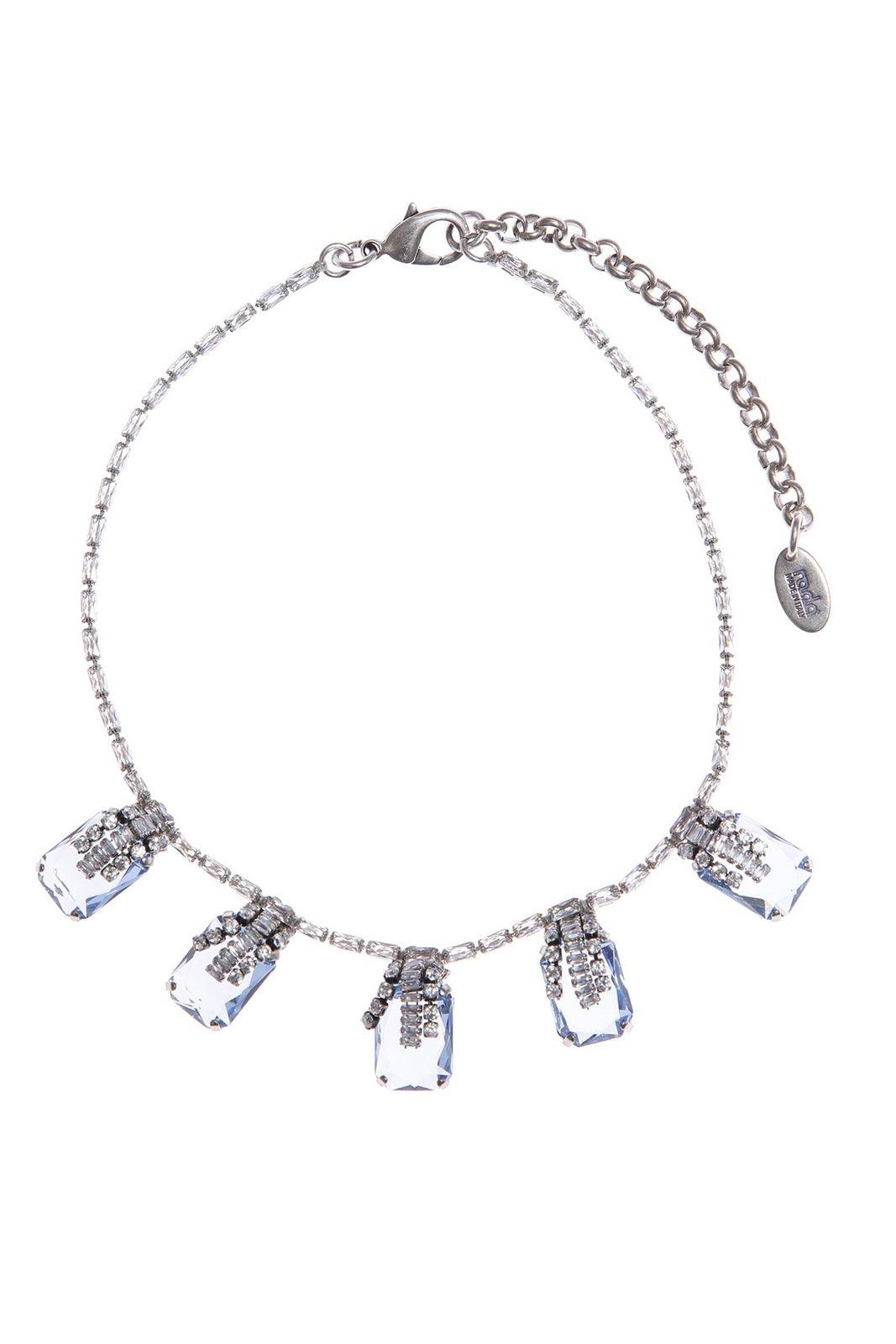 Collane Donna Radà - Collana Pietre Con Frange - Argento