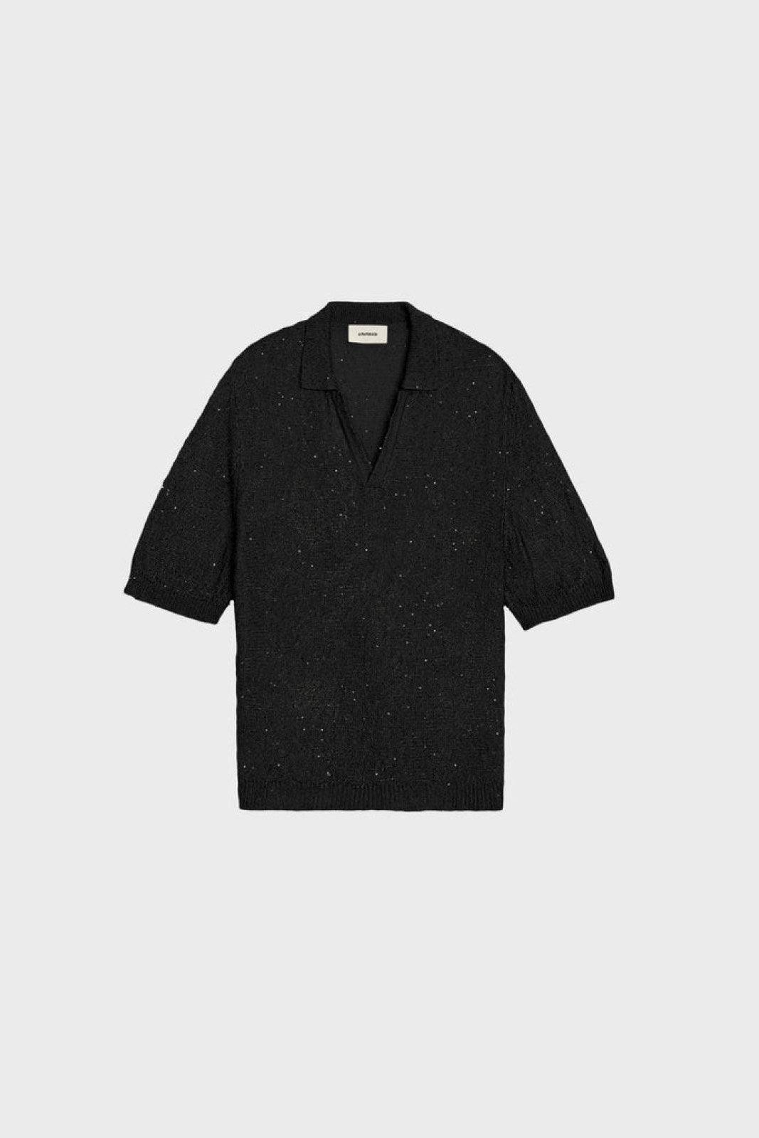Polo Uomo A Paper Kid - Knitted Polo - Nero