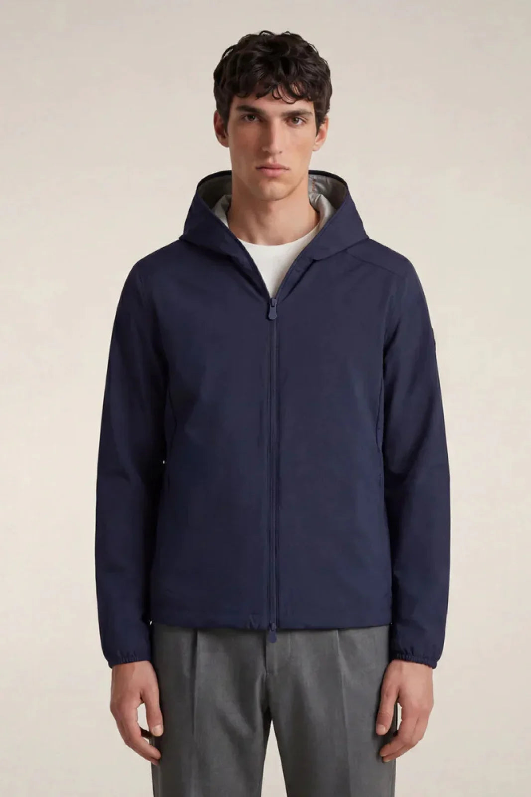 Piumini Uomo Save The Duck - Giubbotto Cappuccio - Blu