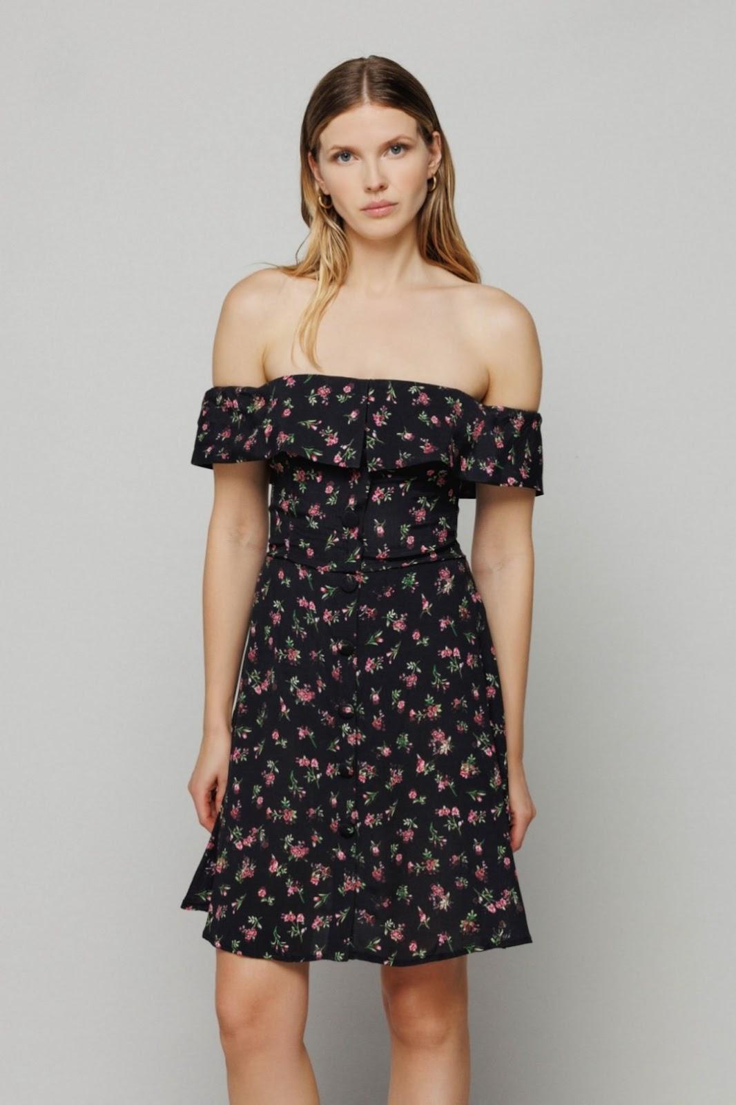 Vestiti casual Donna Mar de Margaritas - Abito In Crepe - Nero