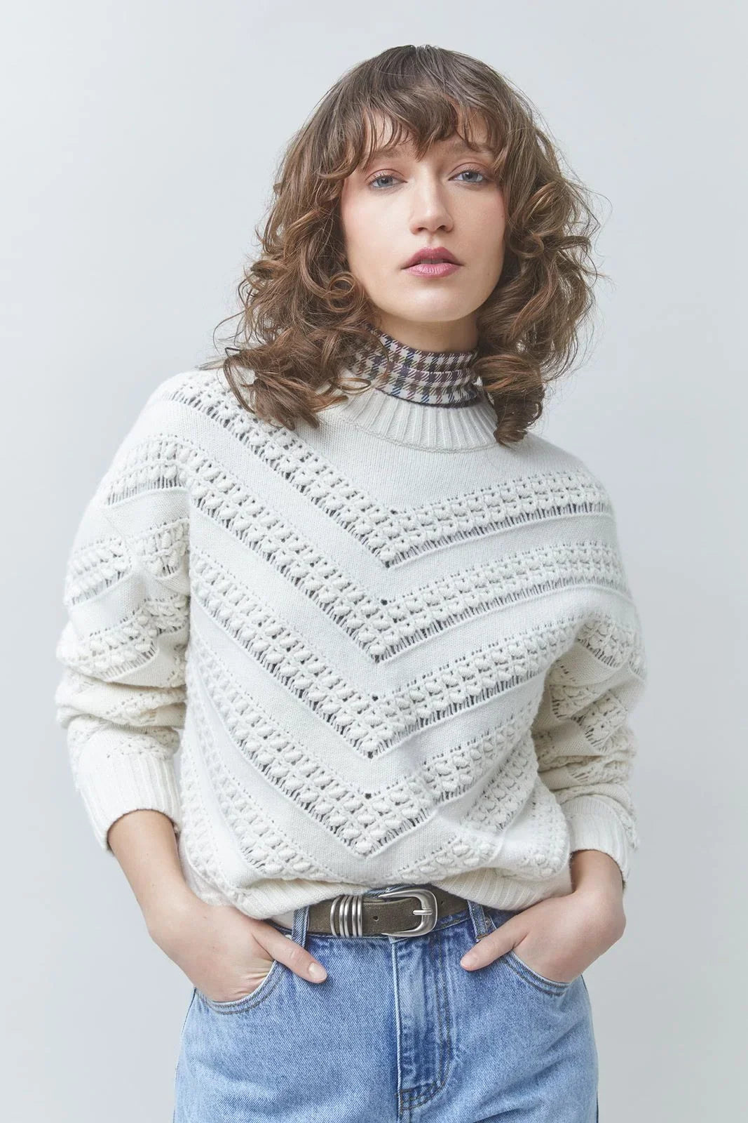 Maglione Suncoo Pernel Donna – Panna