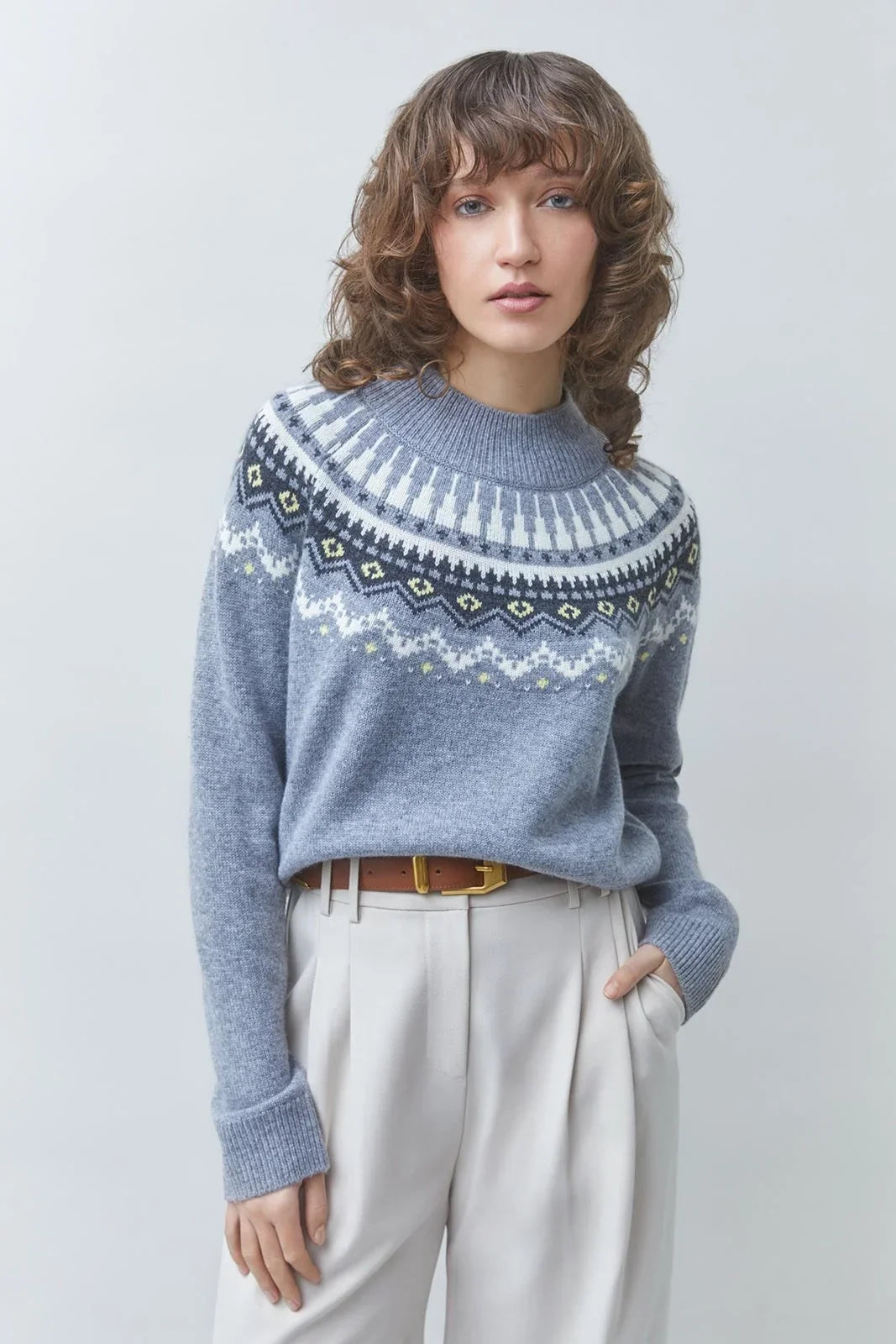 Maglione Suncoo Pisti Donna – Grigio
