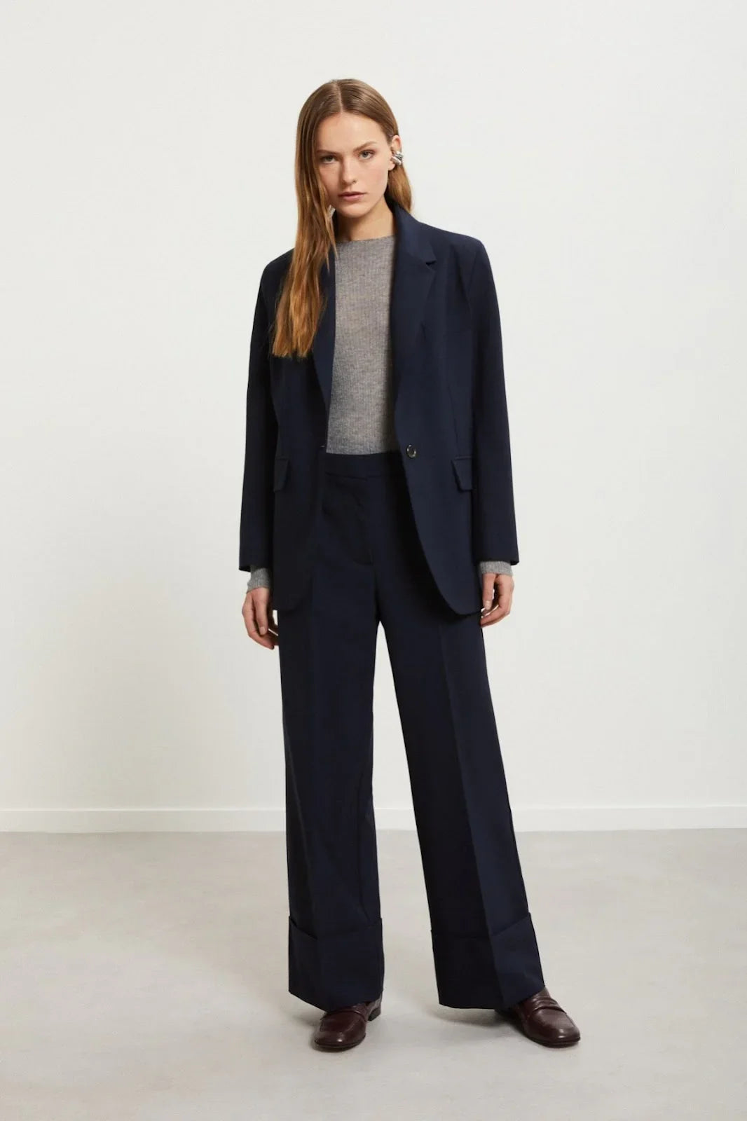 ottod'Ame Women's Pants - Trousers - Blue