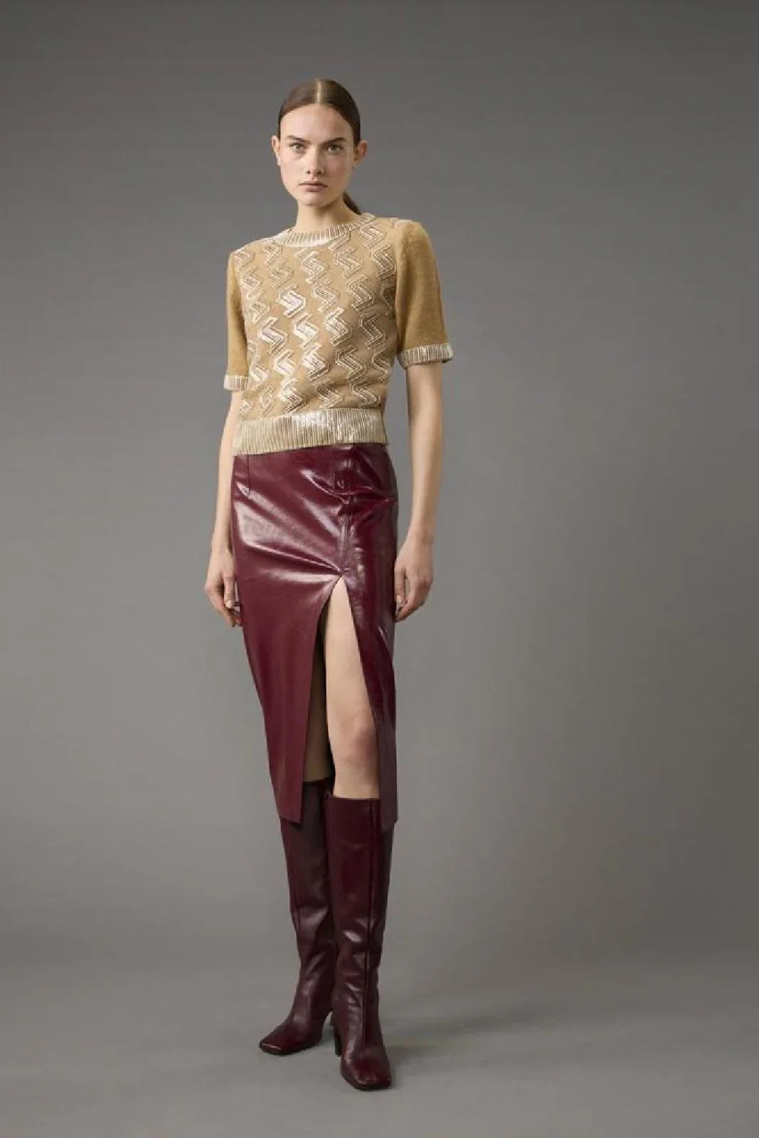 Gonne casual Donna Simona Corsellini - Gonna - Bordeaux