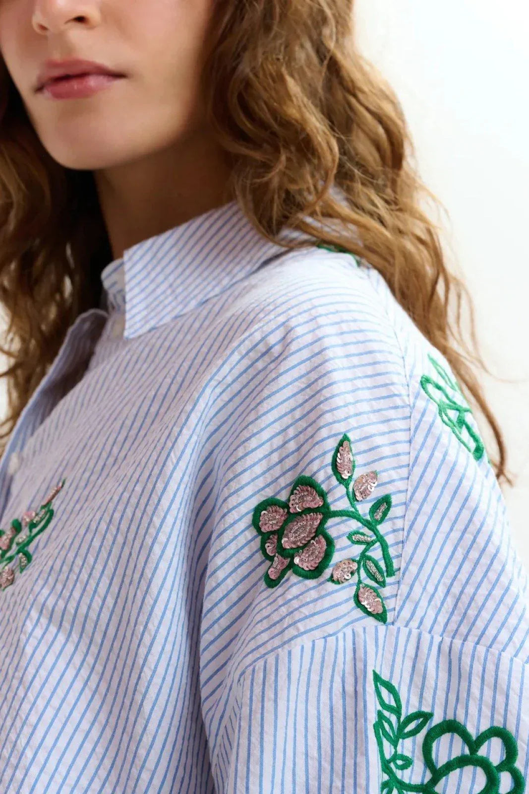 Camicie Donna Essentiel Antwerp - Embroidered Shirt - Multicolore