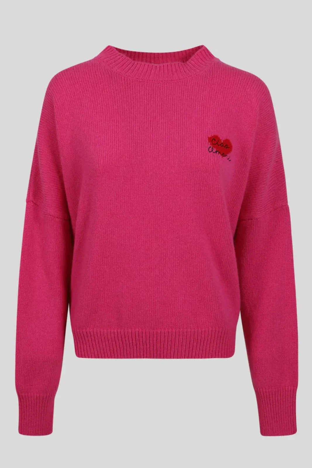 Maglie Donna Ciao Amore - Crewneck - Fucsia