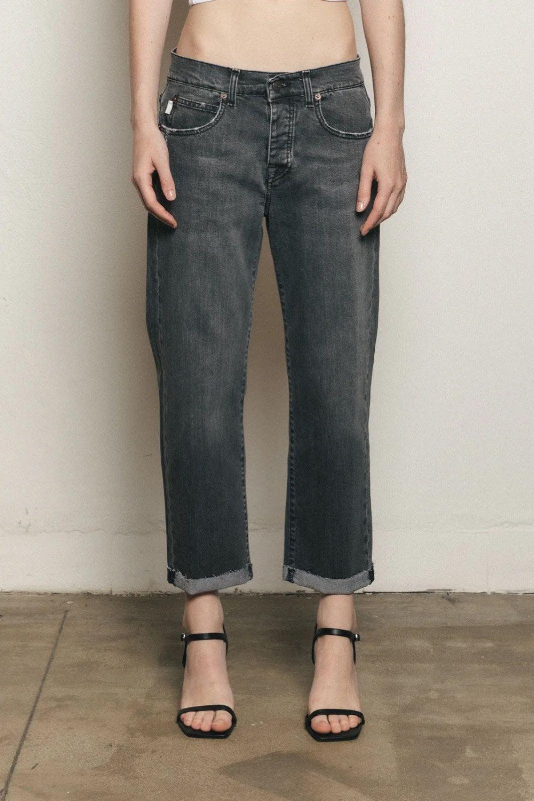 Jeans Donna (+) People - Alma - Grigio