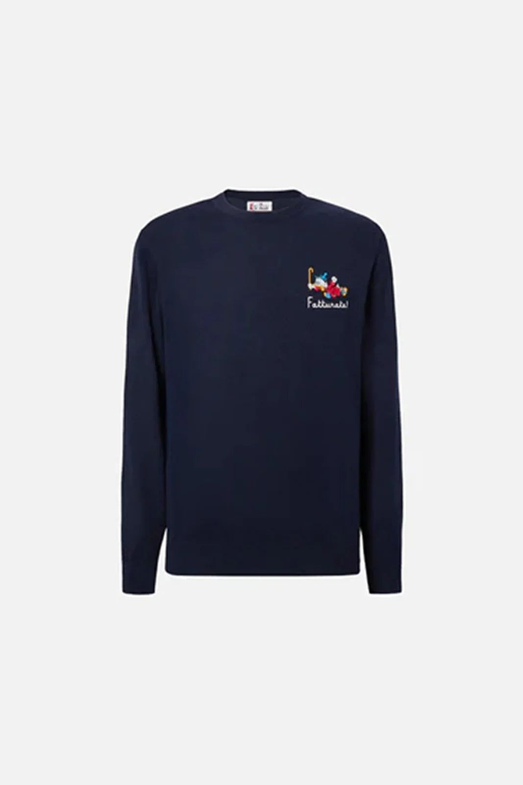 Maglie Uomo Mc2 Saint Barth - Heron Light Embry Scrooge Only Cash 51 - Blu