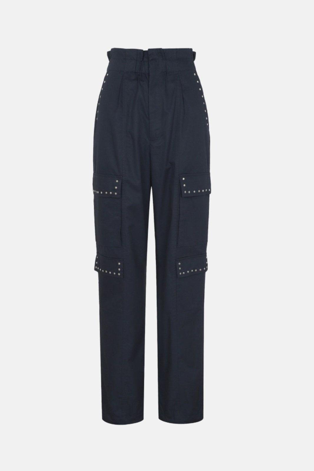 Pantaloni Donna Berenice - Pantalone Cargo - Blu