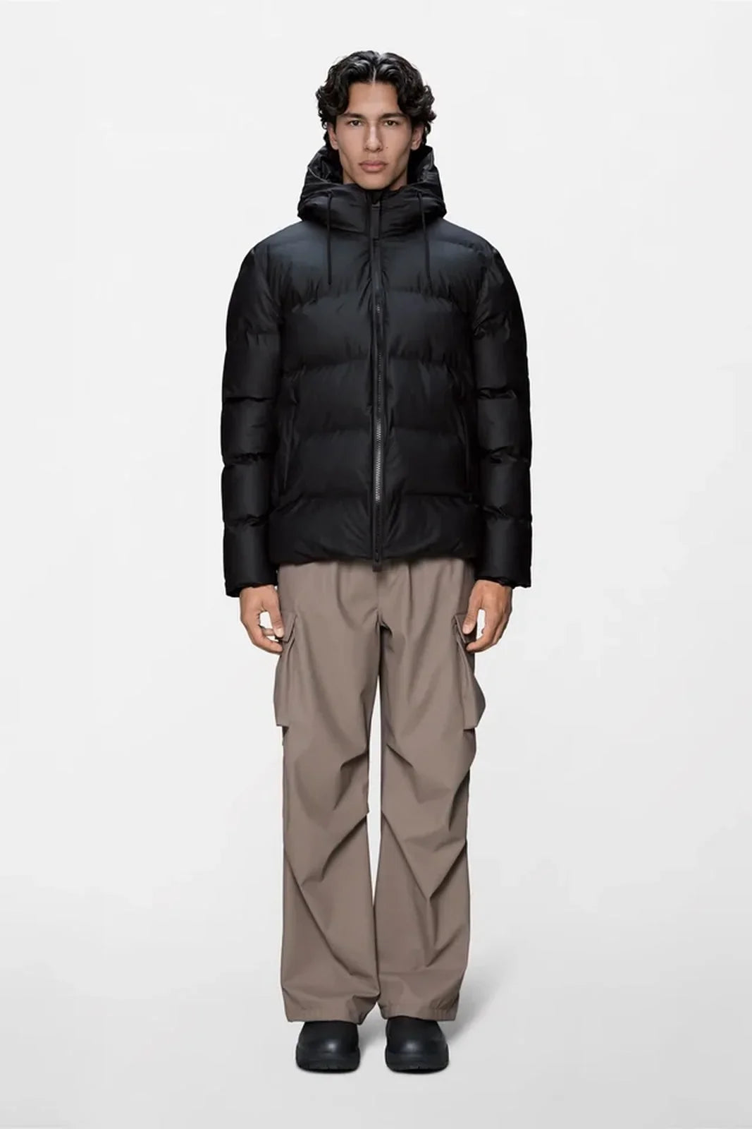 Piumino Rains Alta Puffer Uomo – Nero