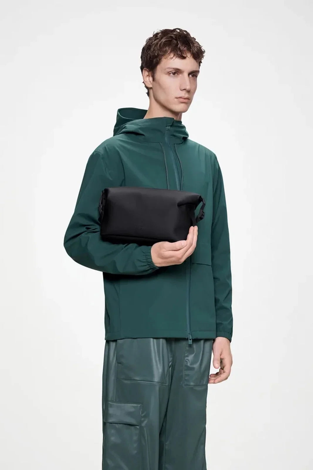 Pochette Rains Hilo Wash Bag Uomo – Nero
