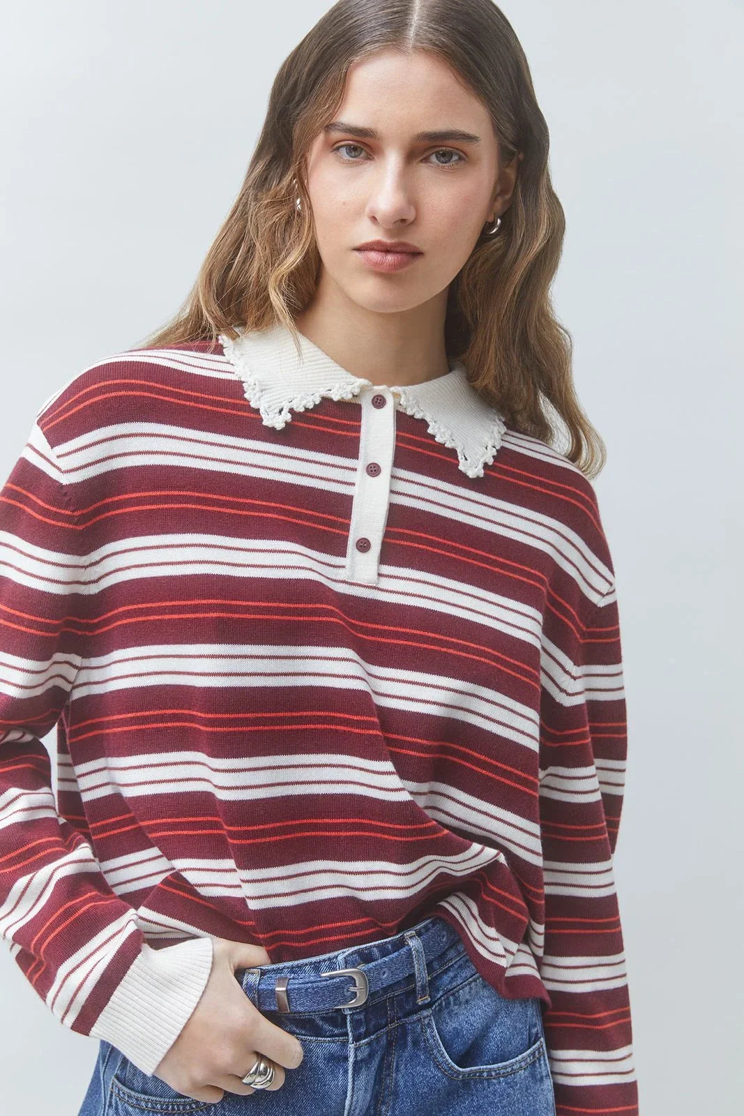 Polo Suncoo Prego Donna – Bordeaux