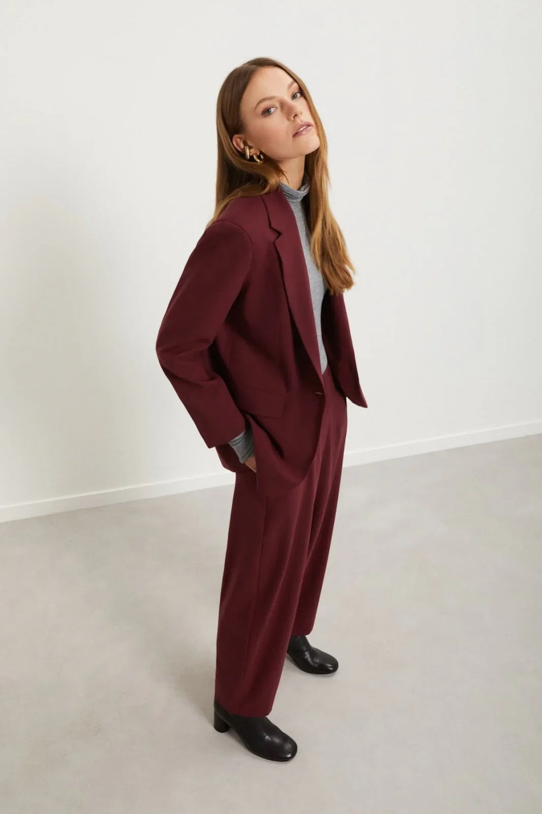 Pantaloni Donna ottod'Ame - Pantalone - Bordeaux