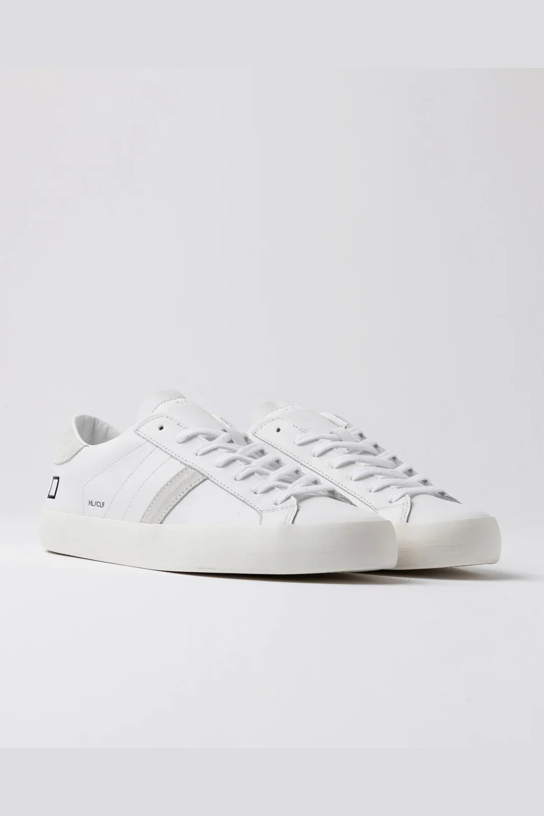 Sneaker Uomo D.A.T.E. - Hill Low Calf White - Bianco