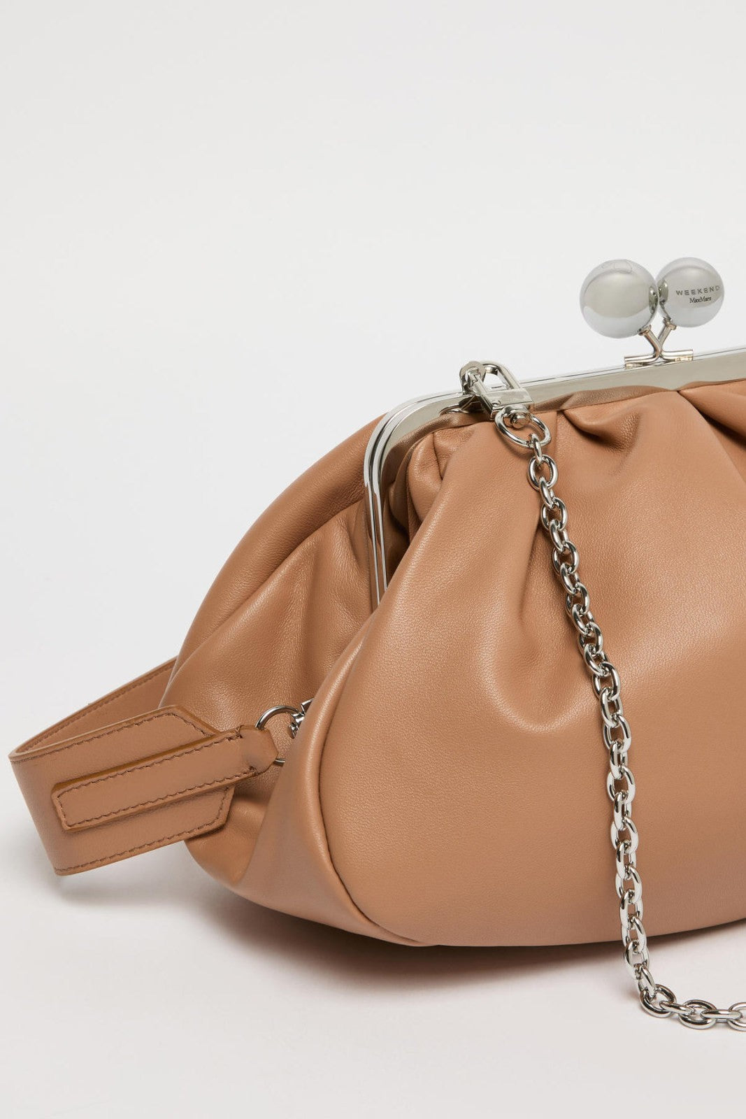 Women's Weekend Handbags - Cubic - Beige