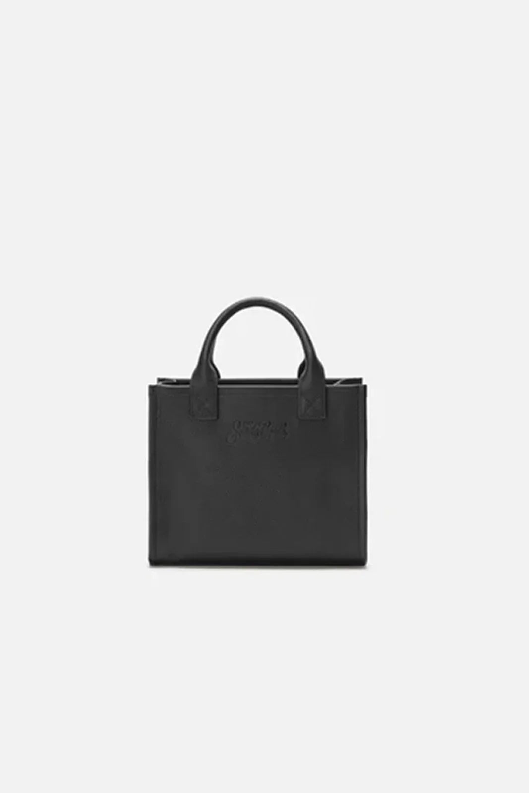 Borse a mano Donna Mc2 Saint Barth - Vanity Bag Midi Grain Eather Sb 19 - Nero