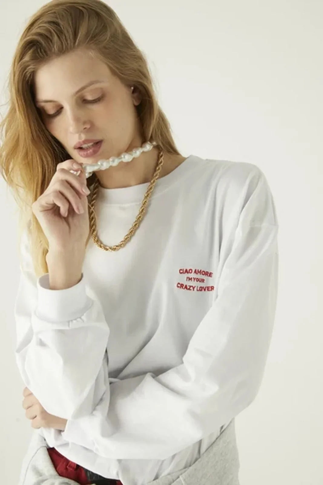 T-shirt Ciao Amore Donna – Bianco