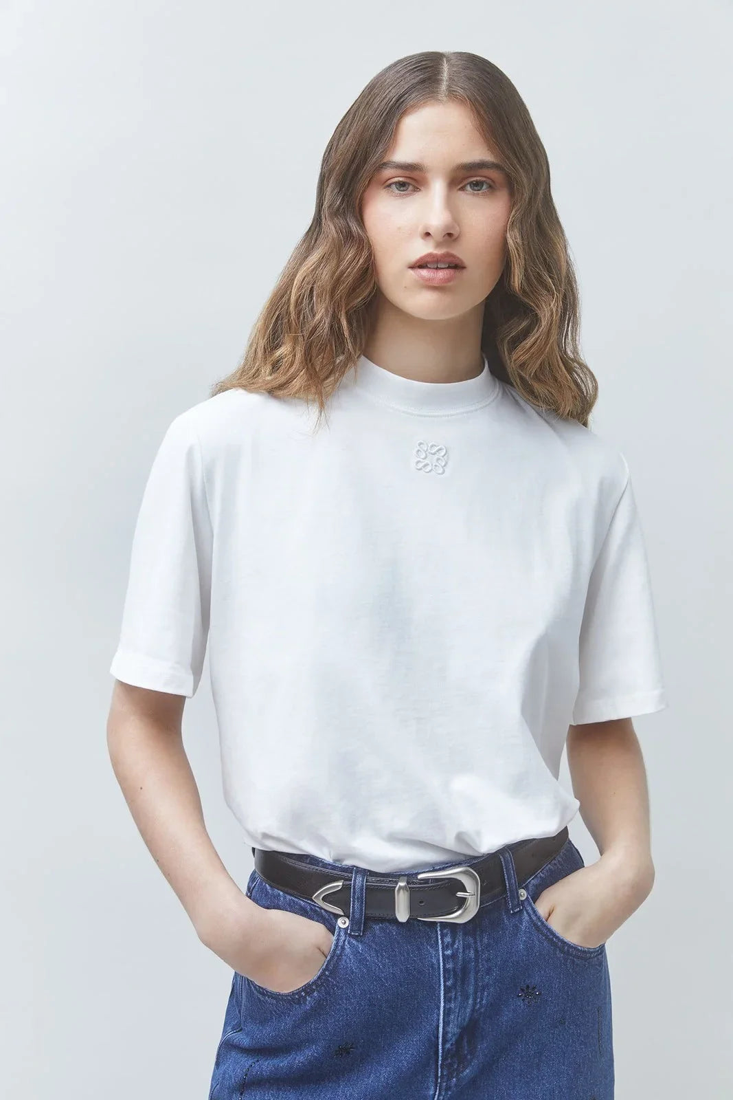 T-shirt Suncoo Mist Donna – Bianco