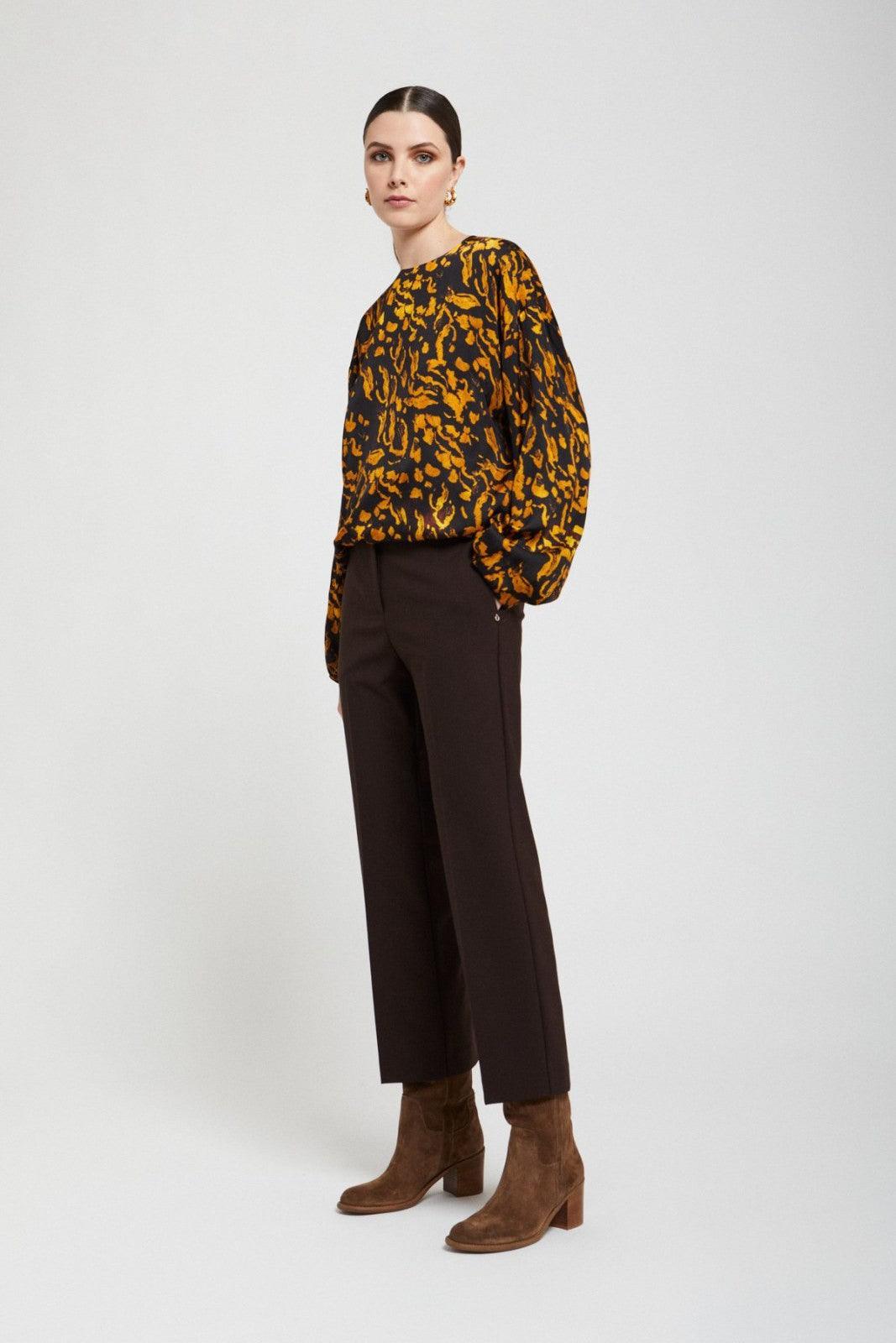 Pantaloni Donna ottod'Ame - Pantalone - Marrone