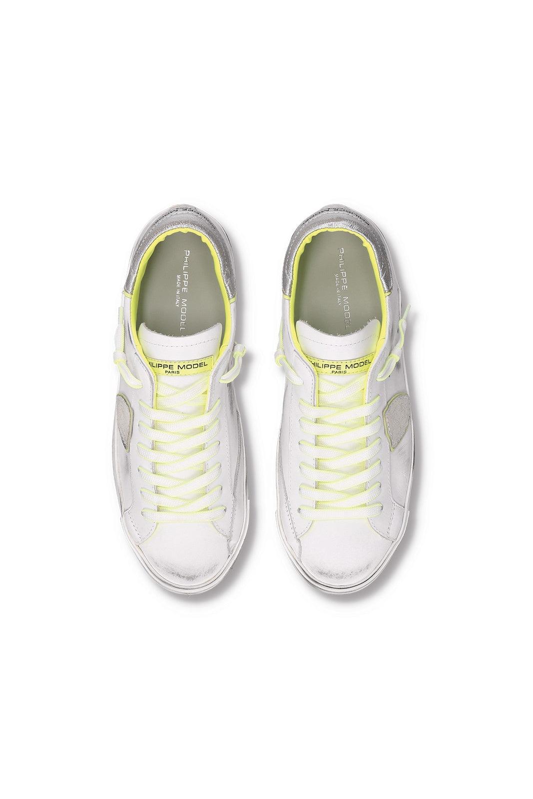 Sneaker Uomo Philippe Model - Prsx Low Man - Argento