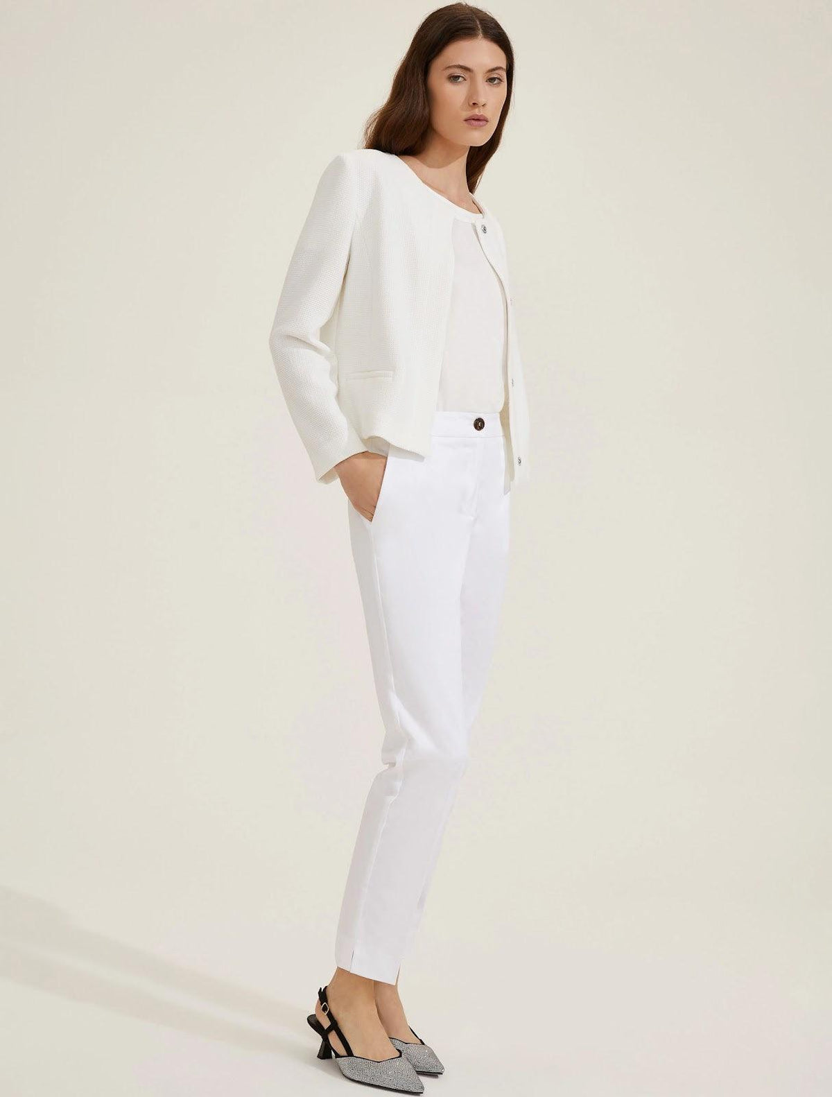 Pantaloni Donna Emme Marella - Rama - Bianco