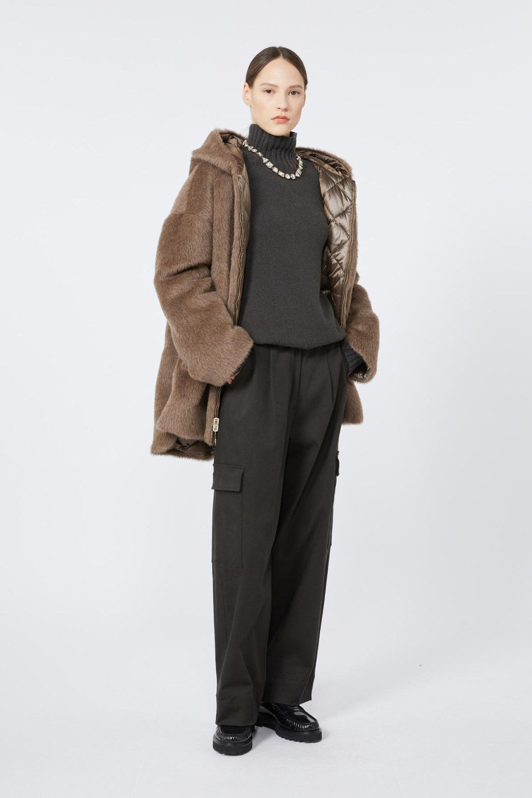 Max Mara Women's Coats the Cube - Spacefe - Brown
