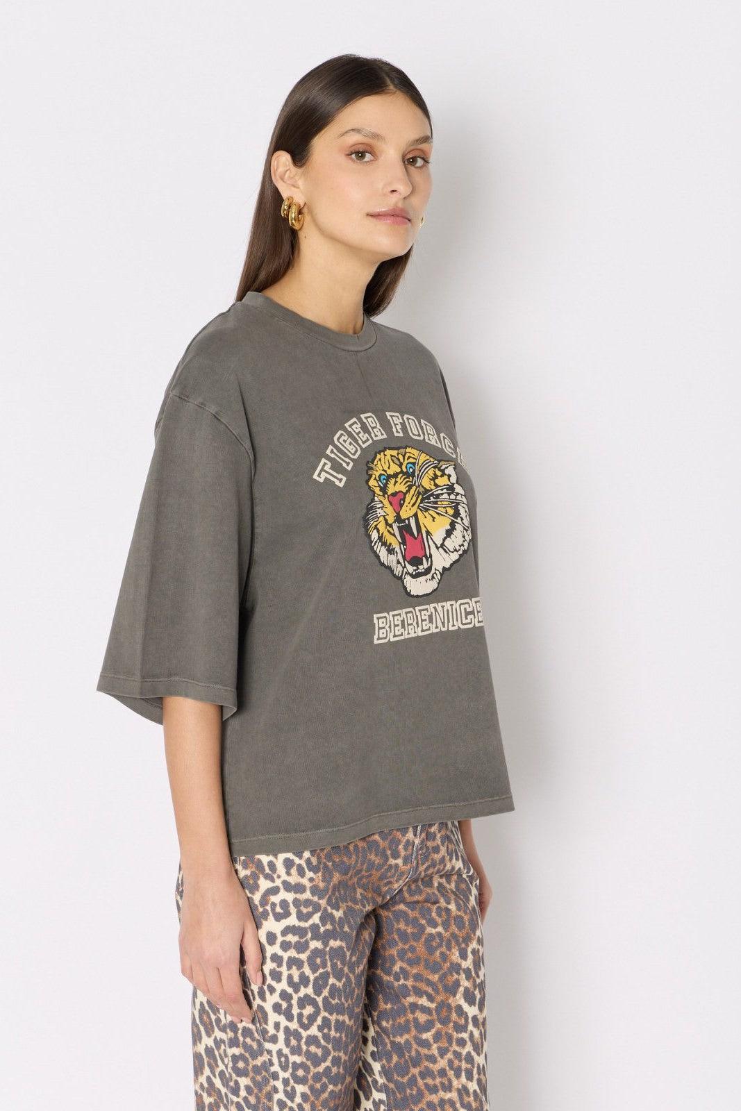 T-shirt Donna Berenice - T-Shirt Tiger Force - Grigio