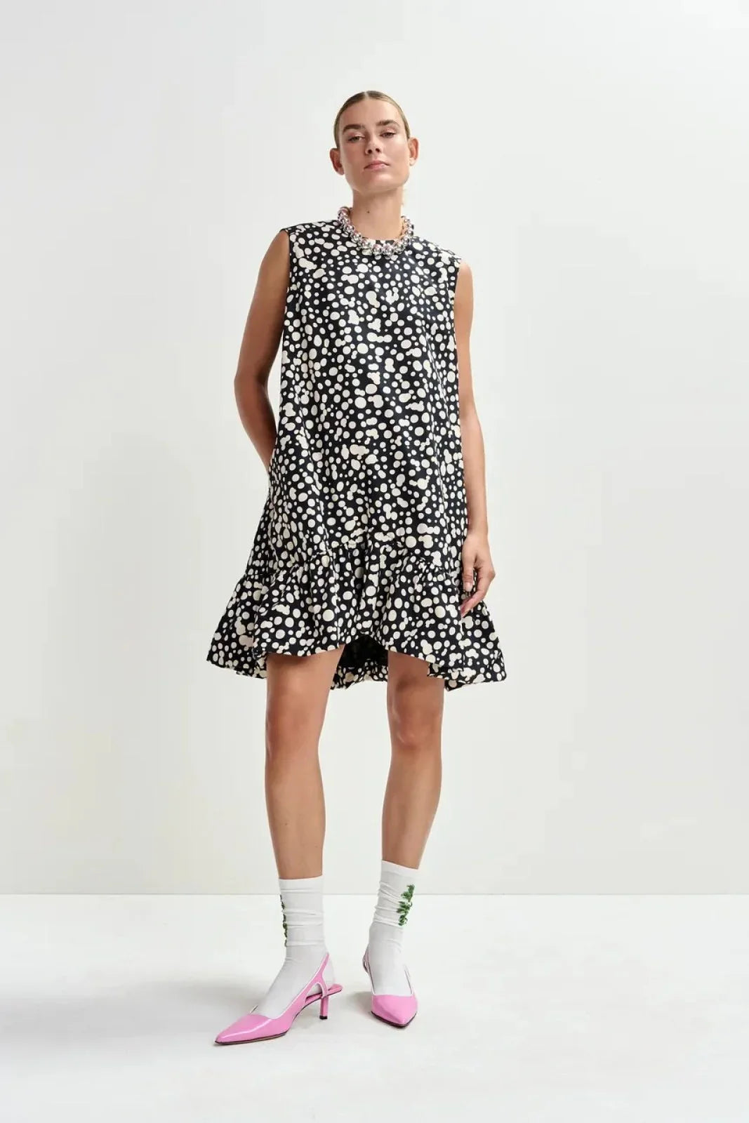 Vestiti casual Donna Essentiel Antwerp - Sleeveless Bow Dress - Multicolore