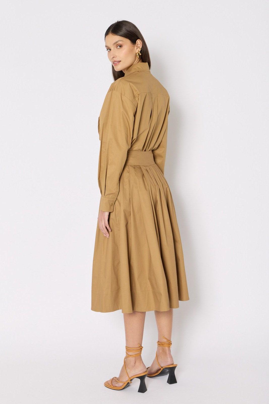 Gonne casual Donna Berenice - Jupe Midi A Godets - Cammello